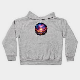 Colorful Nebula Kids Hoodie